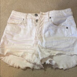 RSQ white jean shorts size 24